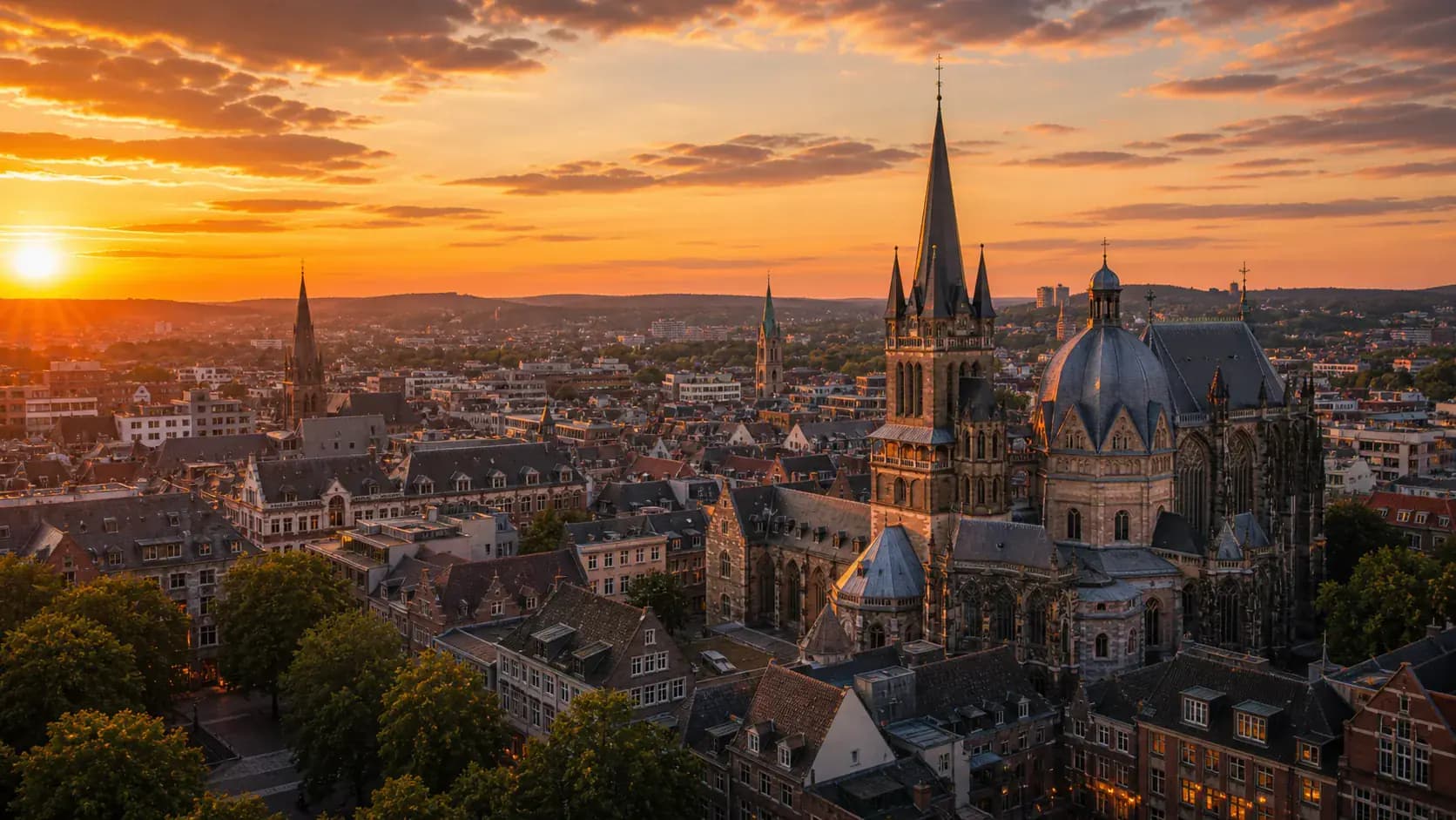 Stadtansicht Aachen