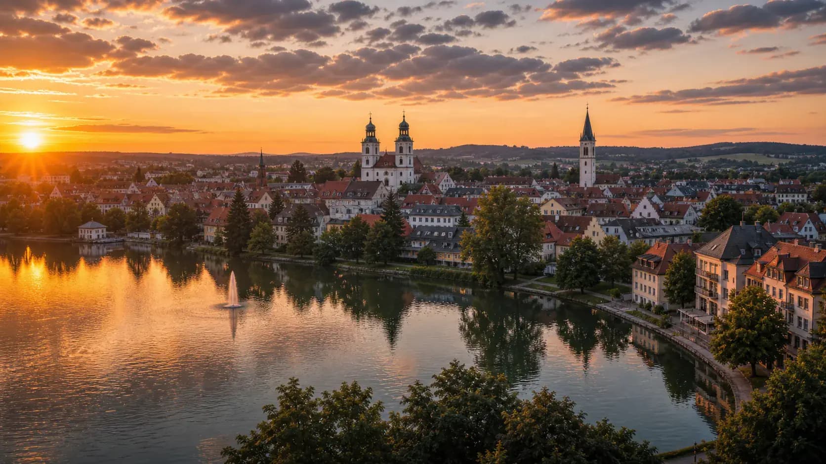 Stadtansicht Bad Waldsee