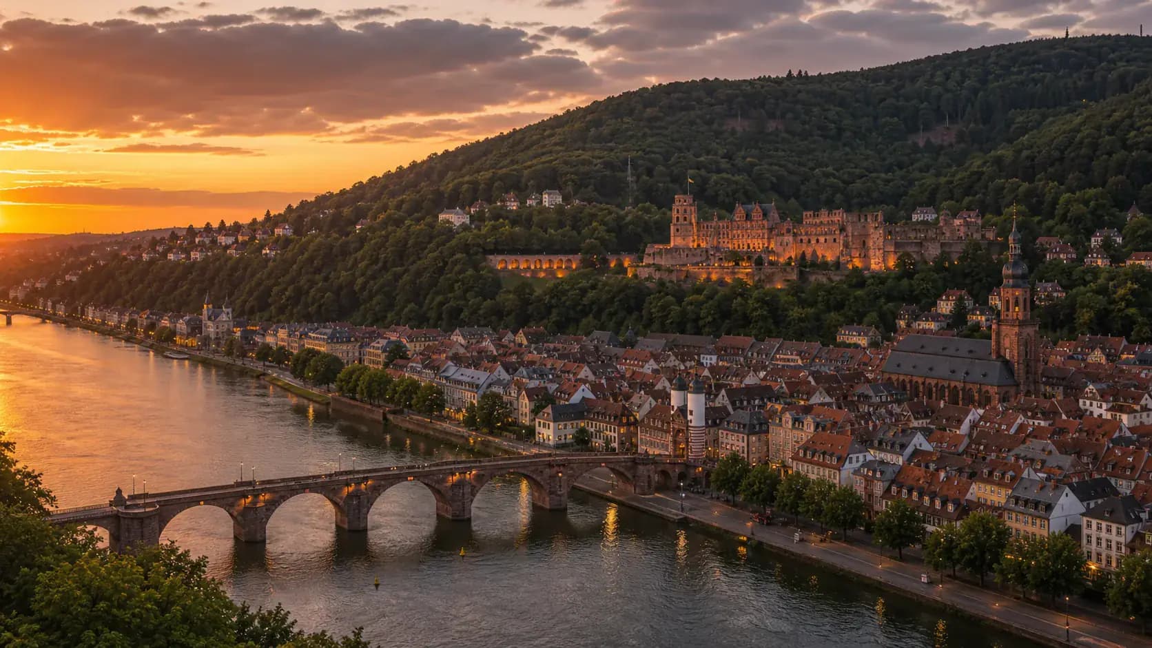 Stadtansicht Heidelberg