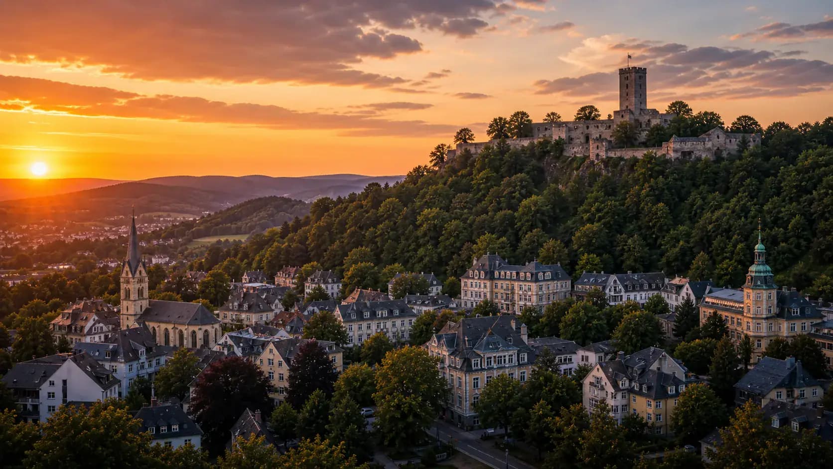 Stadtansicht Königstein im Taunus