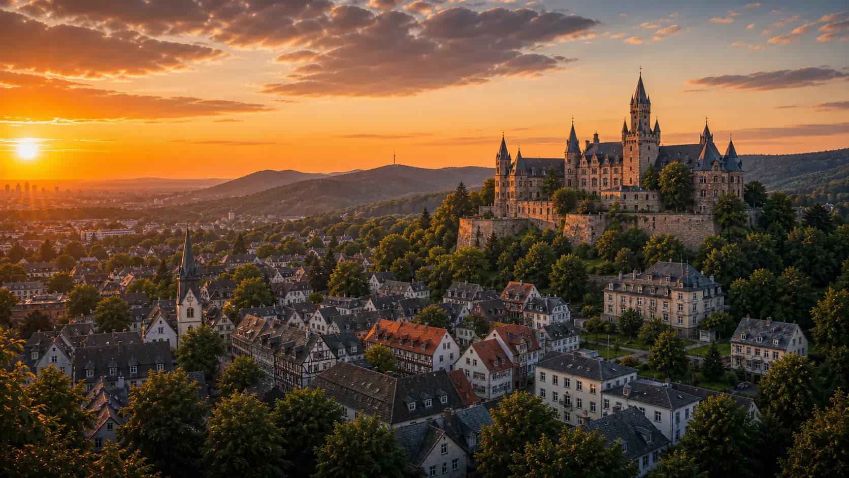 Stadtansicht Kronberg im Taunus