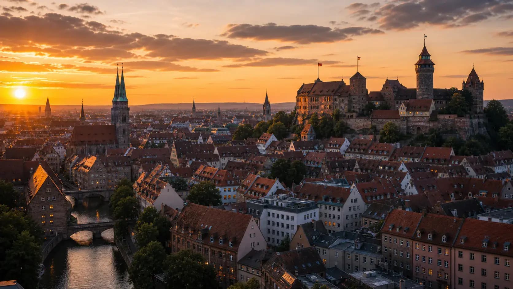 Stadtansicht Nürnberg