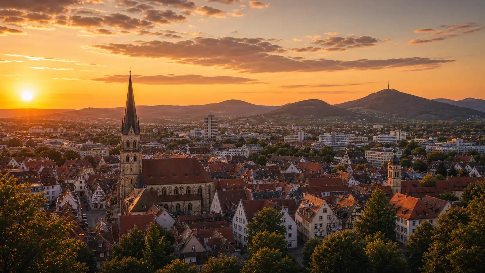 Stadtansicht Reutlingen