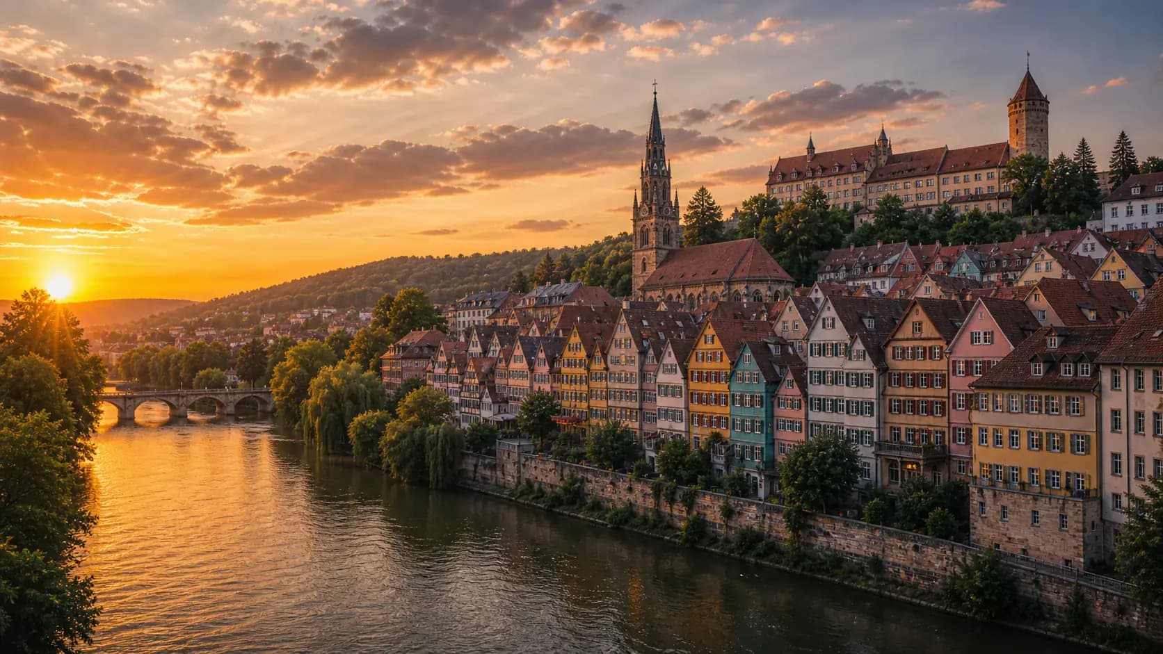 Stadtansicht Tübingen