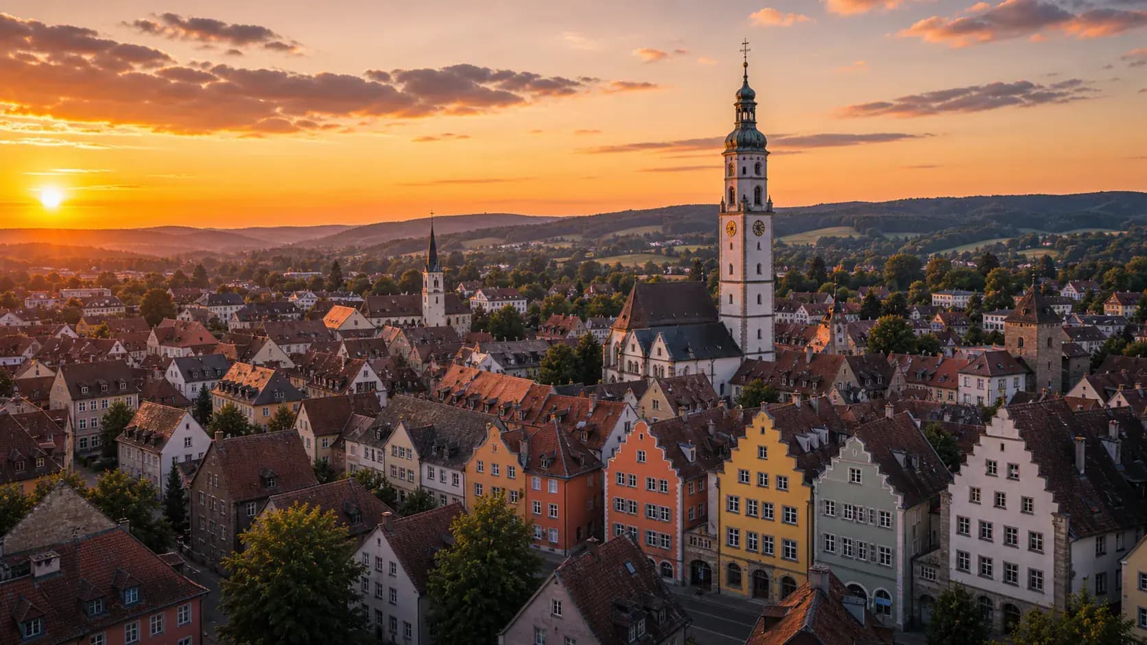 Stadtansicht Wangen im Allgäu